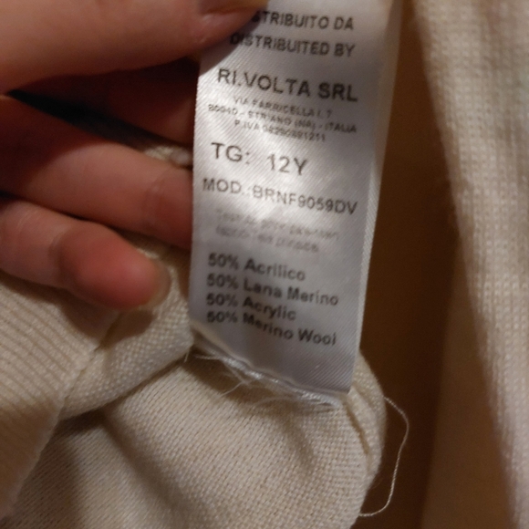 Berna wool  blend Sweater size 12Y bnwt - Picture 9 of 9